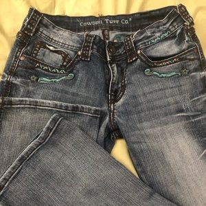 Cowgirl tuff Rodeo Jeans